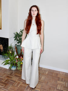 Amelia trousers beige stripe