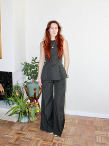 Amelia trousers black stripe