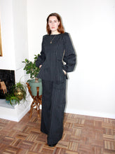 Load image into Gallery viewer, Amelia trousers black stripe
