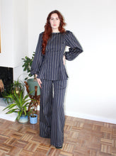 Load image into Gallery viewer, Amelia top navy stripe
