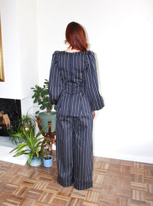 Amelia trousers navy stripe