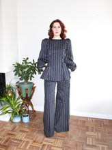 Load image into Gallery viewer, Amelia top navy stripe
