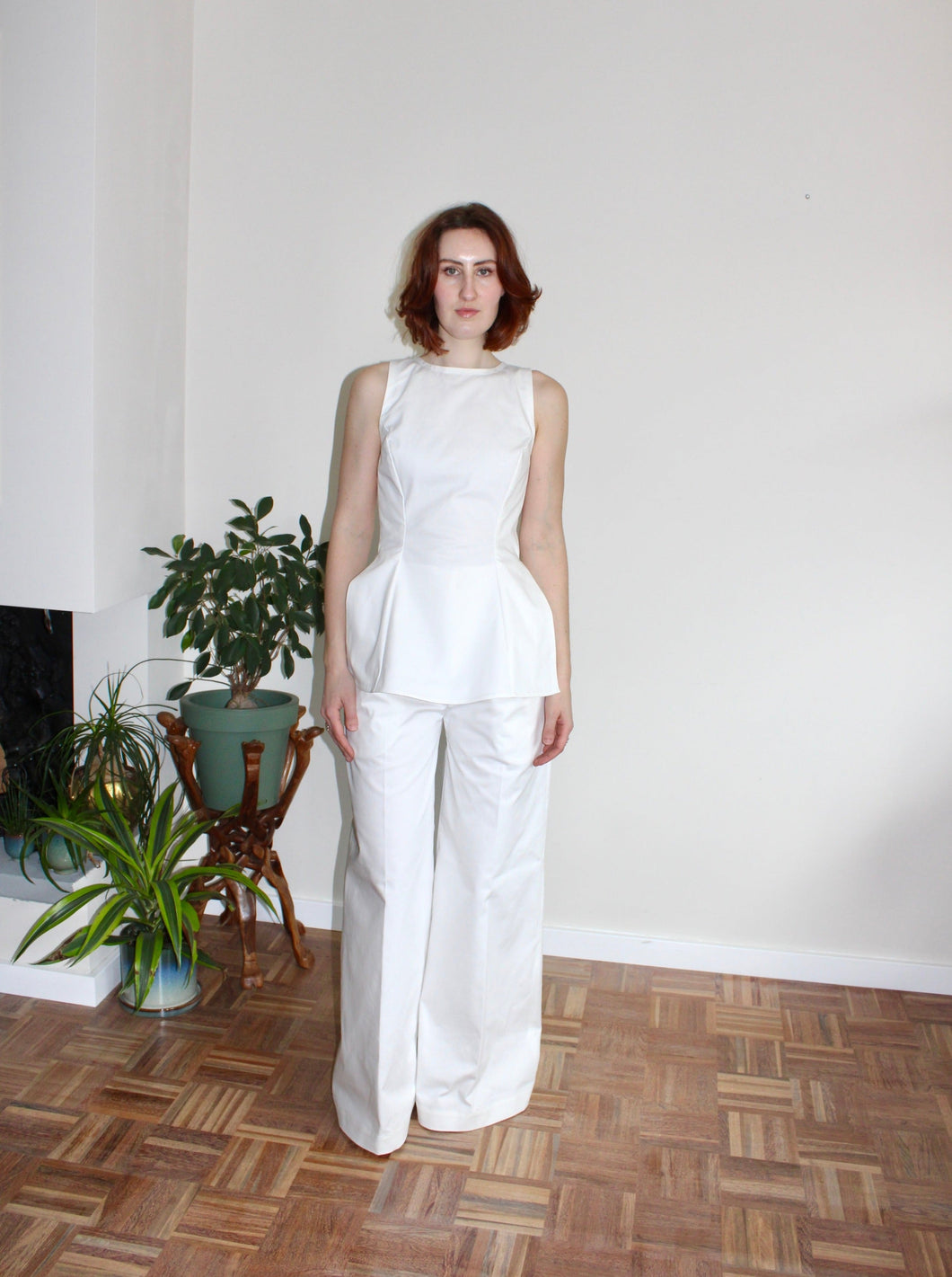 Amelia trousers white