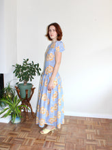 Load image into Gallery viewer, Diana dress blue floral
