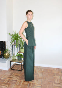 Amelia top dark green