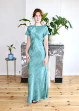 Load image into Gallery viewer, Indigo maxi dress aqua shell
