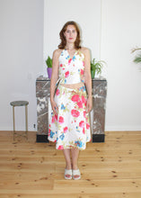 Load image into Gallery viewer, Chloe skirt floral linen
