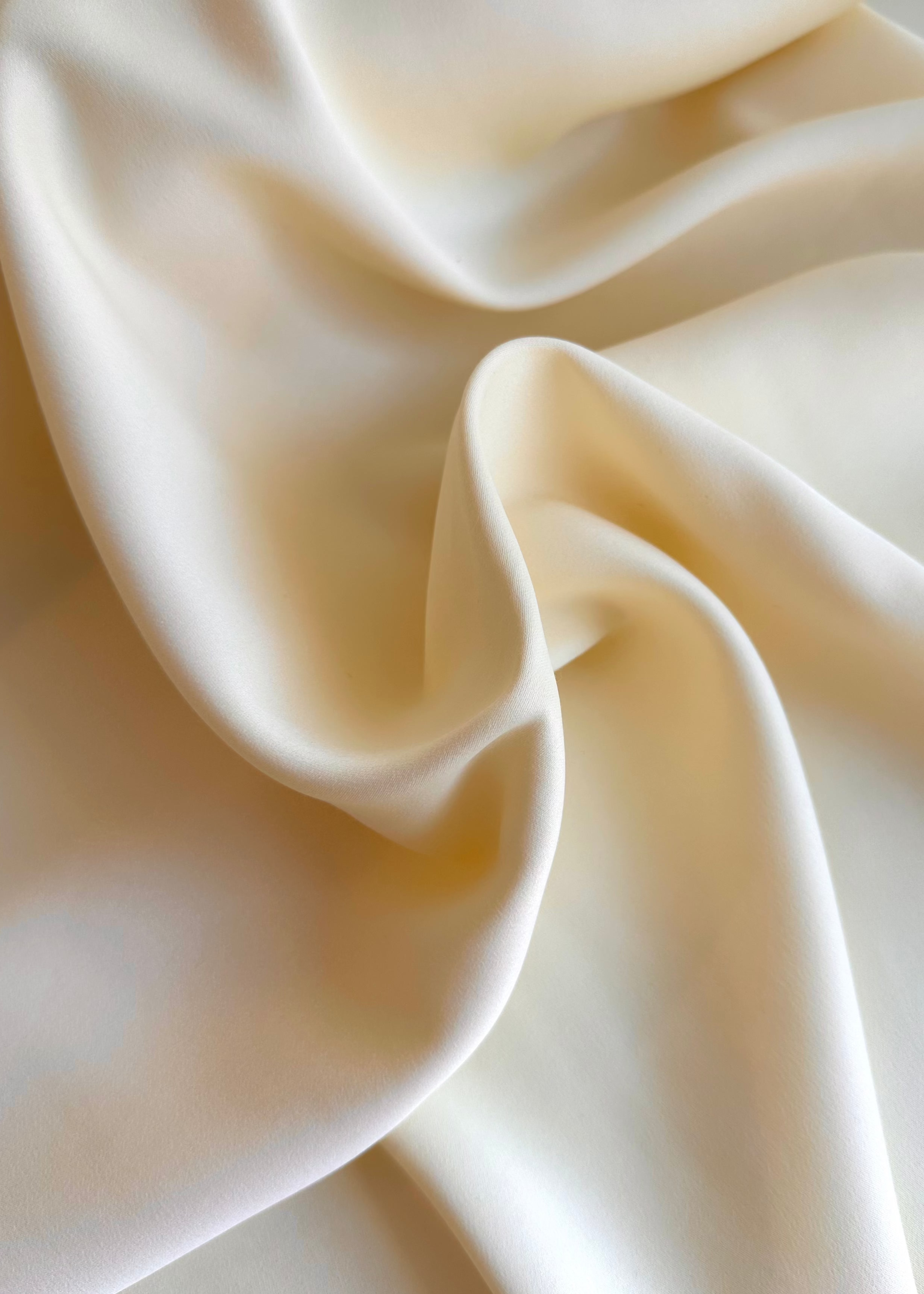 Indigo dress vanilla yellow satin