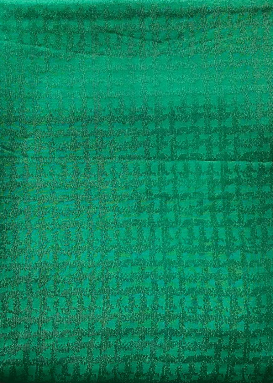 Clementine midi dress green print