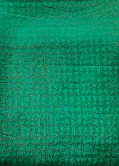 Bias skirt - Green print - L