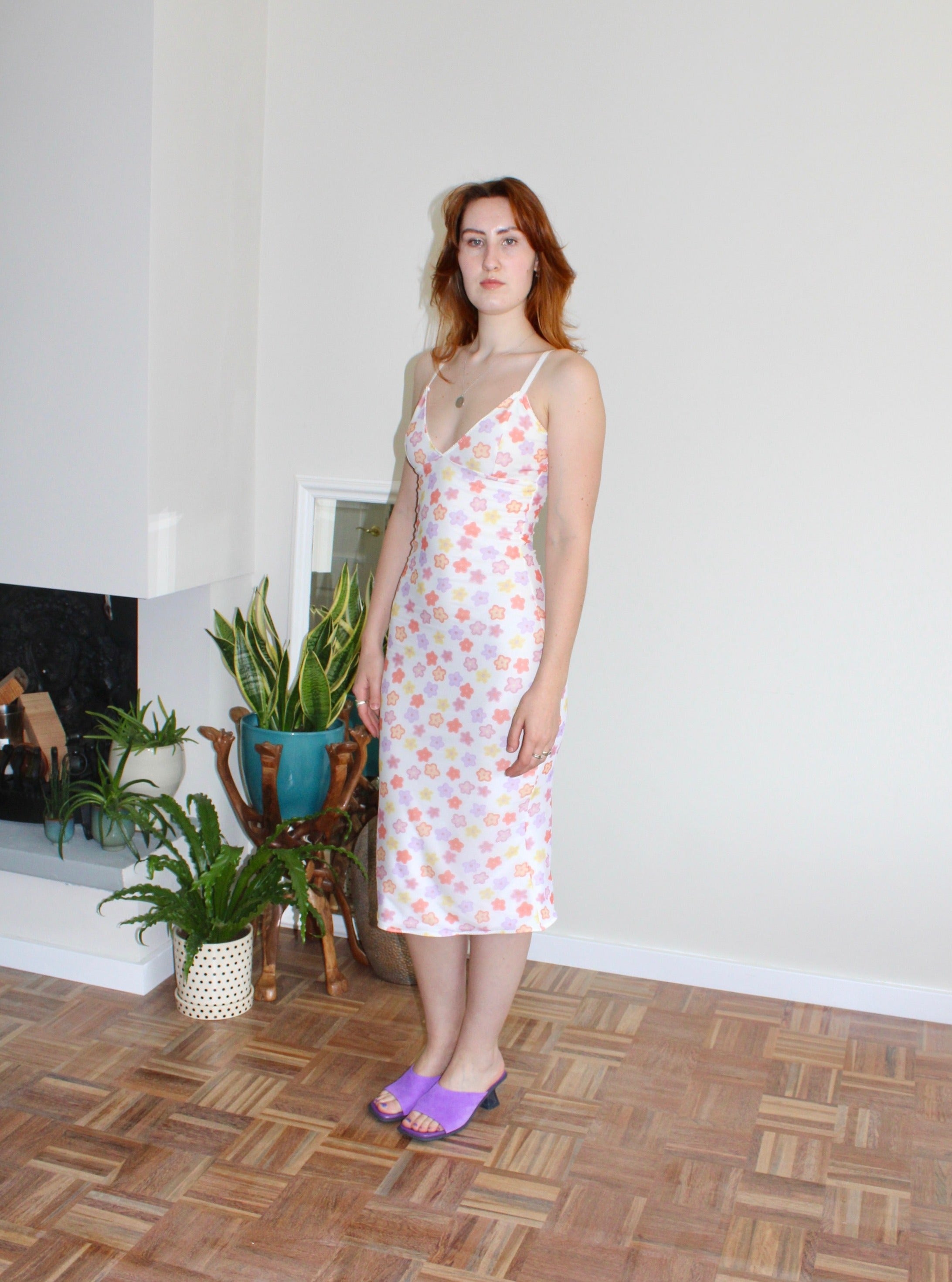 Sample - Inez dress floral mesh