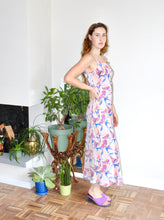 Load image into Gallery viewer, Camille midi dress floral silk
