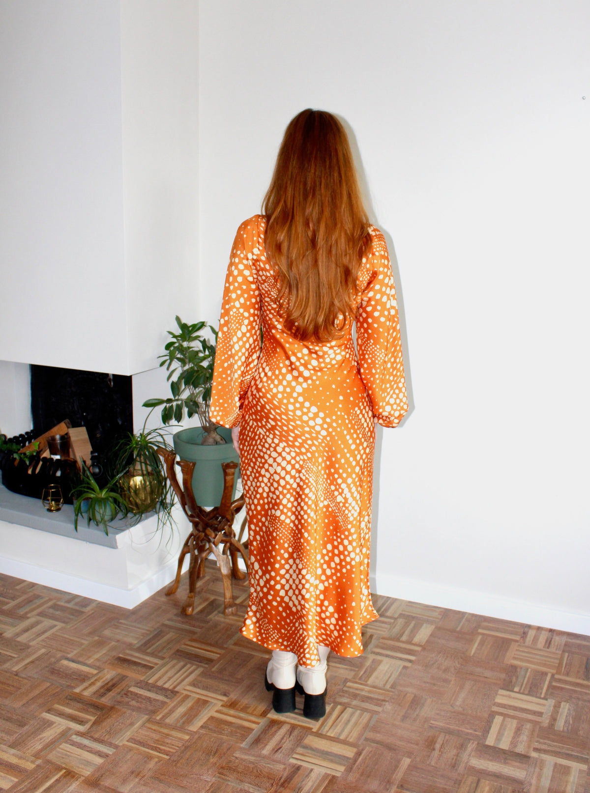 Sample - Maeve dress orange print