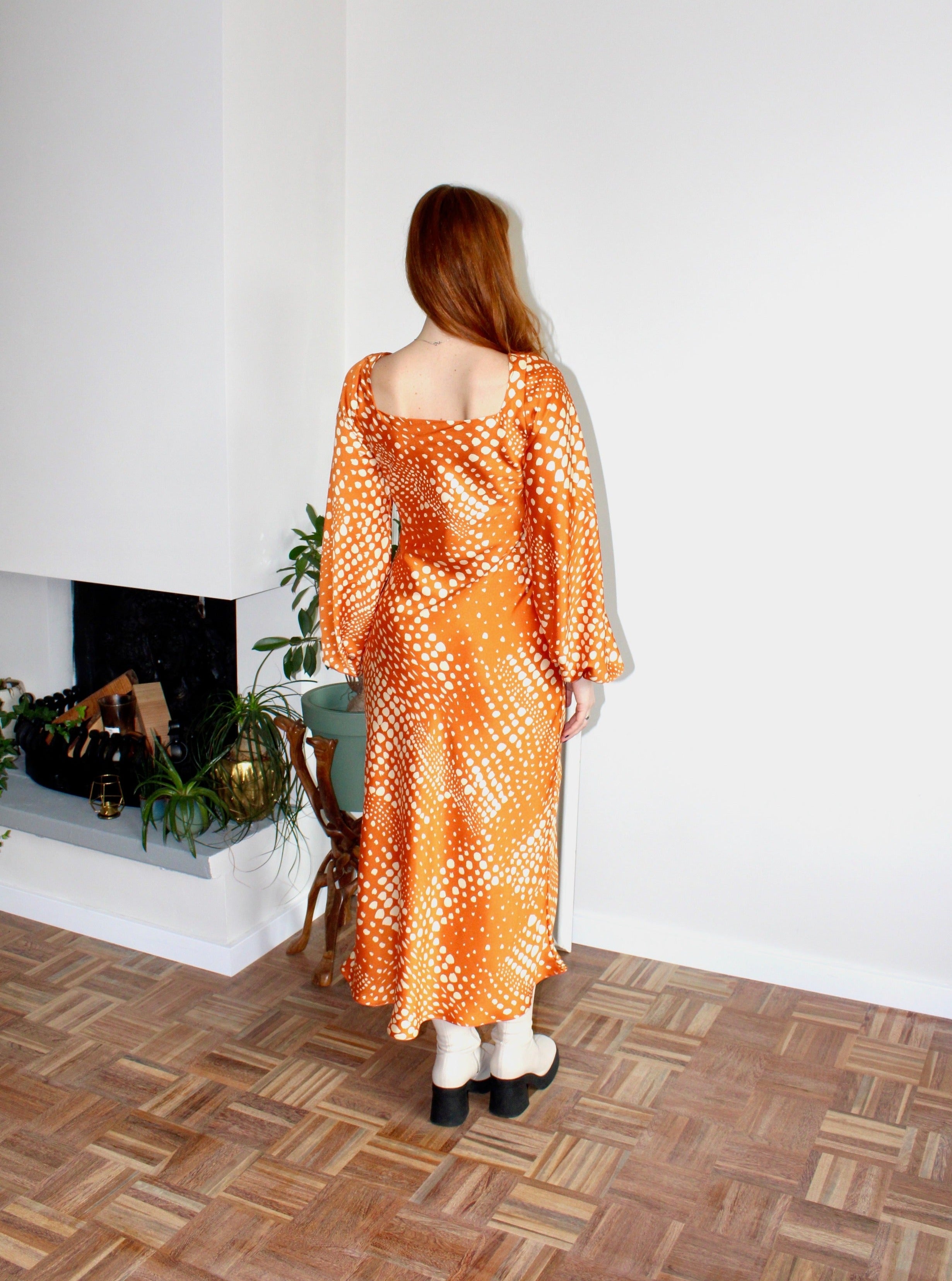 Sample - Maeve dress orange print