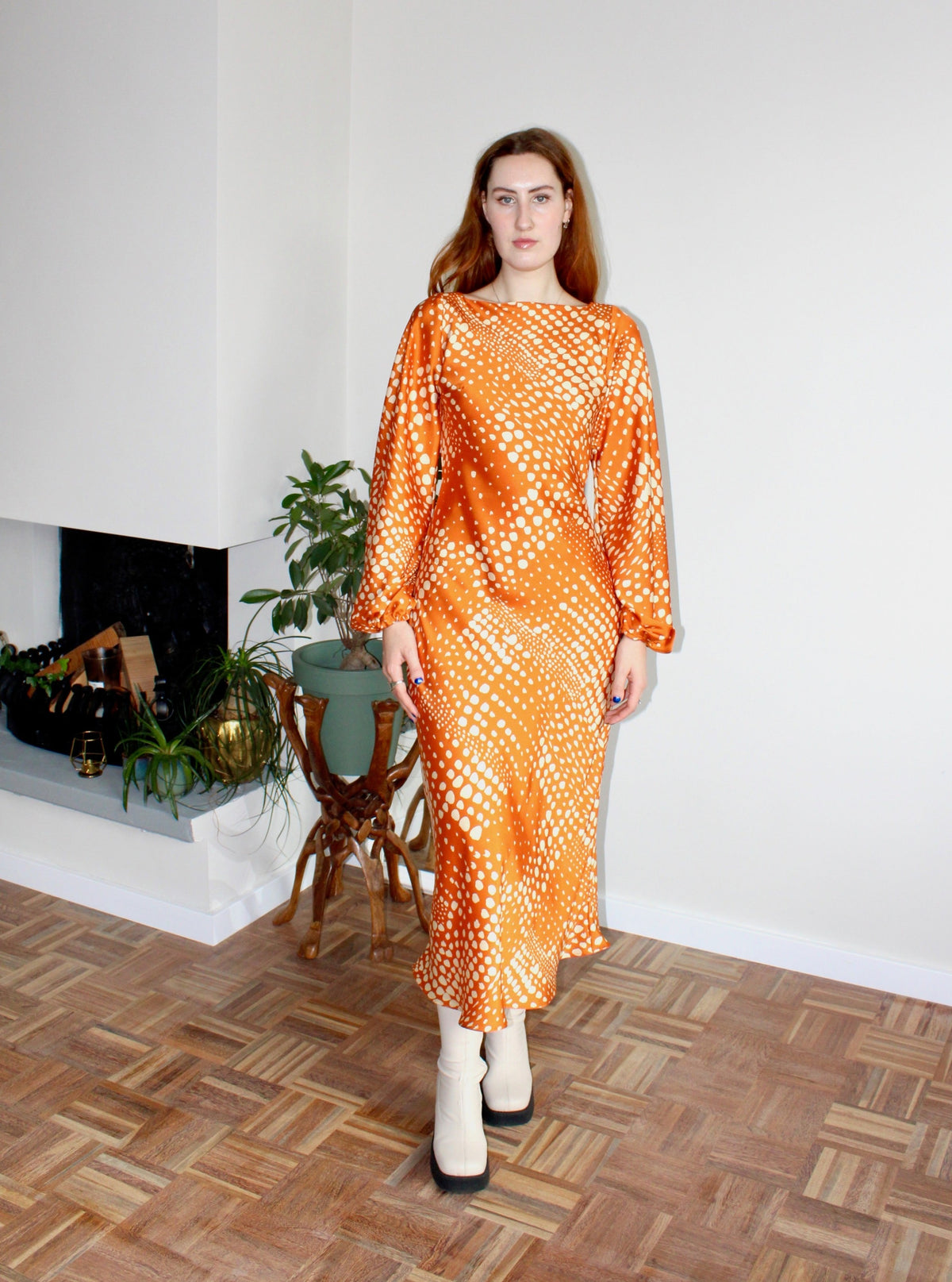 Sample - Maeve dress orange print