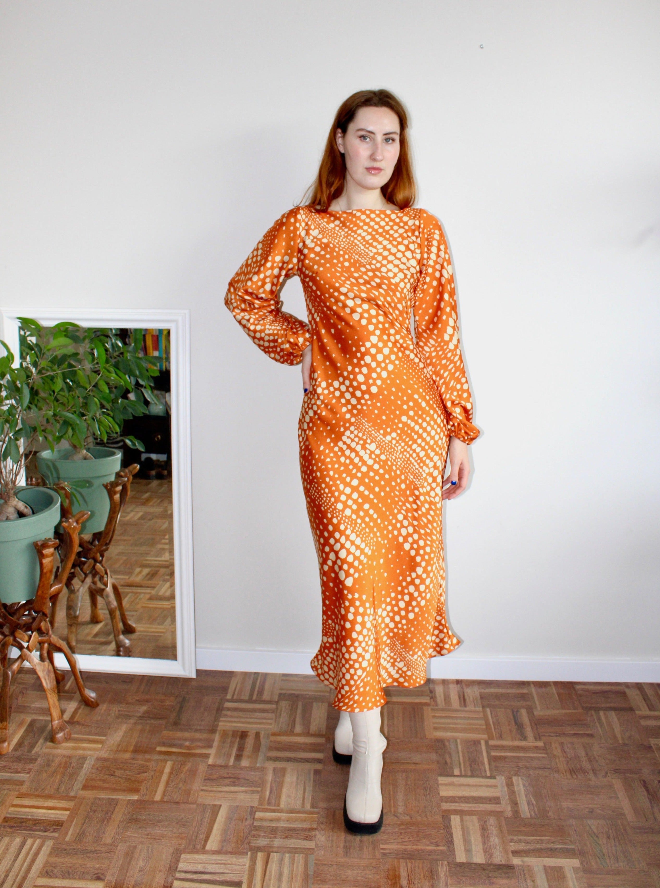 Sample - Maeve dress orange print