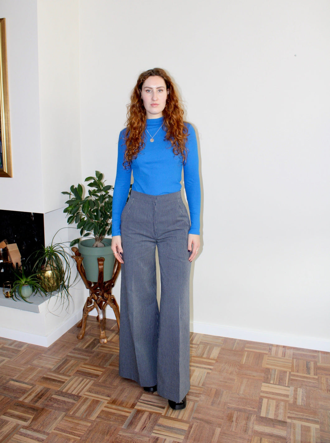 Amelia trousers blue stripe