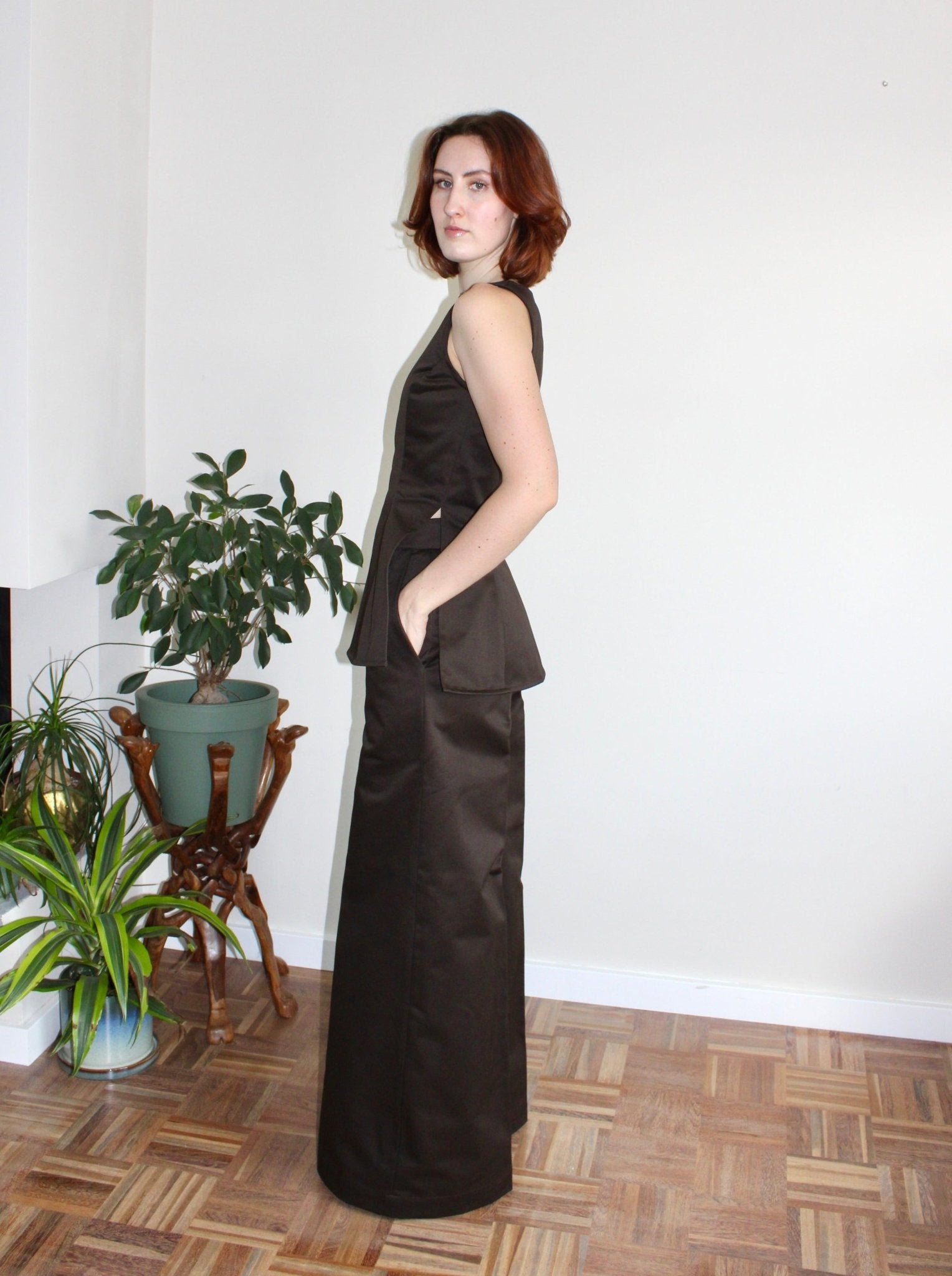 Amelia top brown - Luci's Lemons