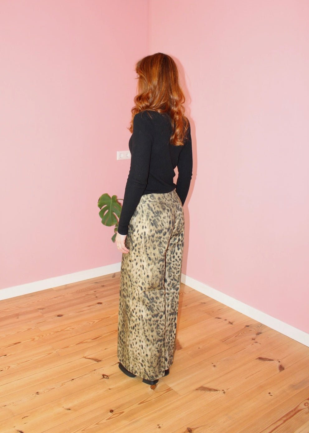 Amelia trousers animal print - Luci's Lemons