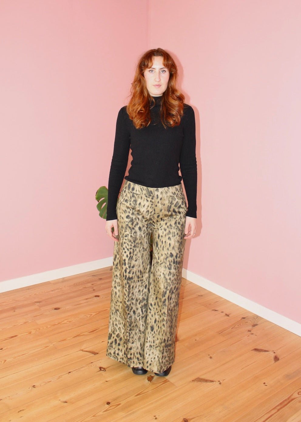 Amelia trousers animal print - Luci's Lemons
