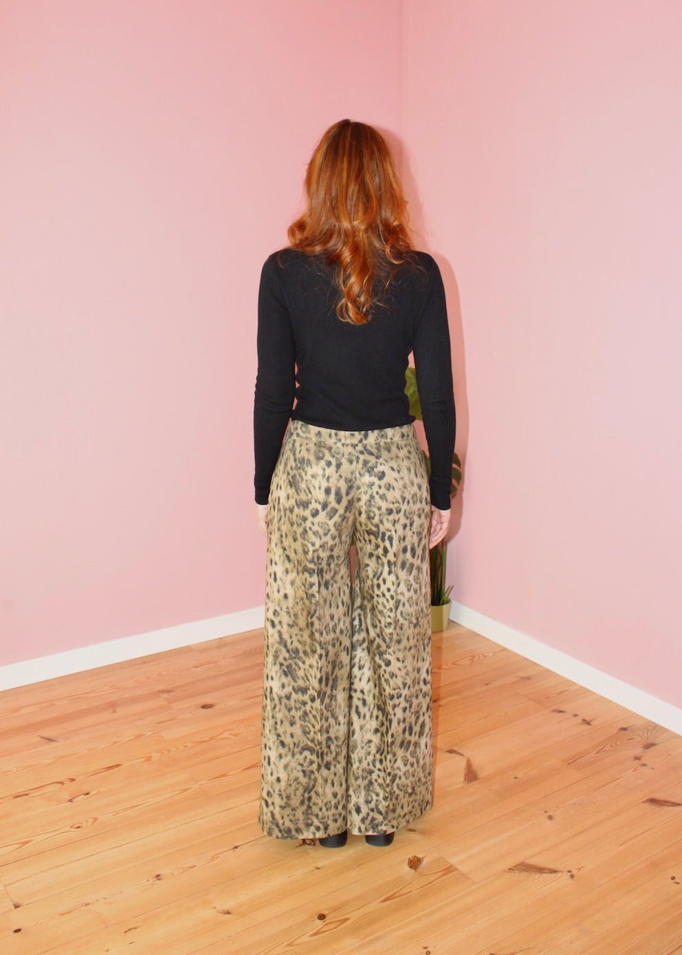 Amelia trousers animal print - Luci's Lemons