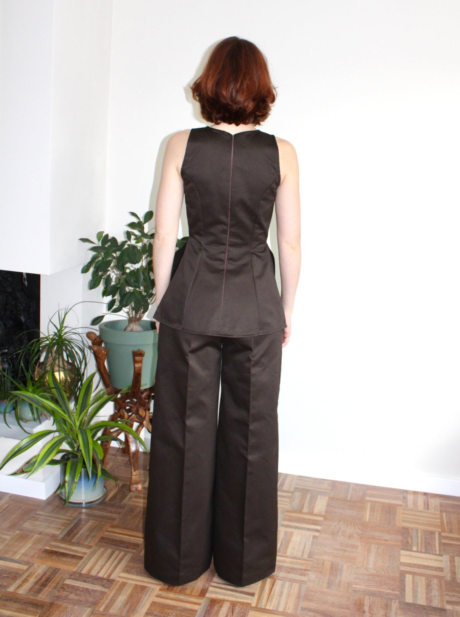 Amelia trousers brown - Luci's Lemons