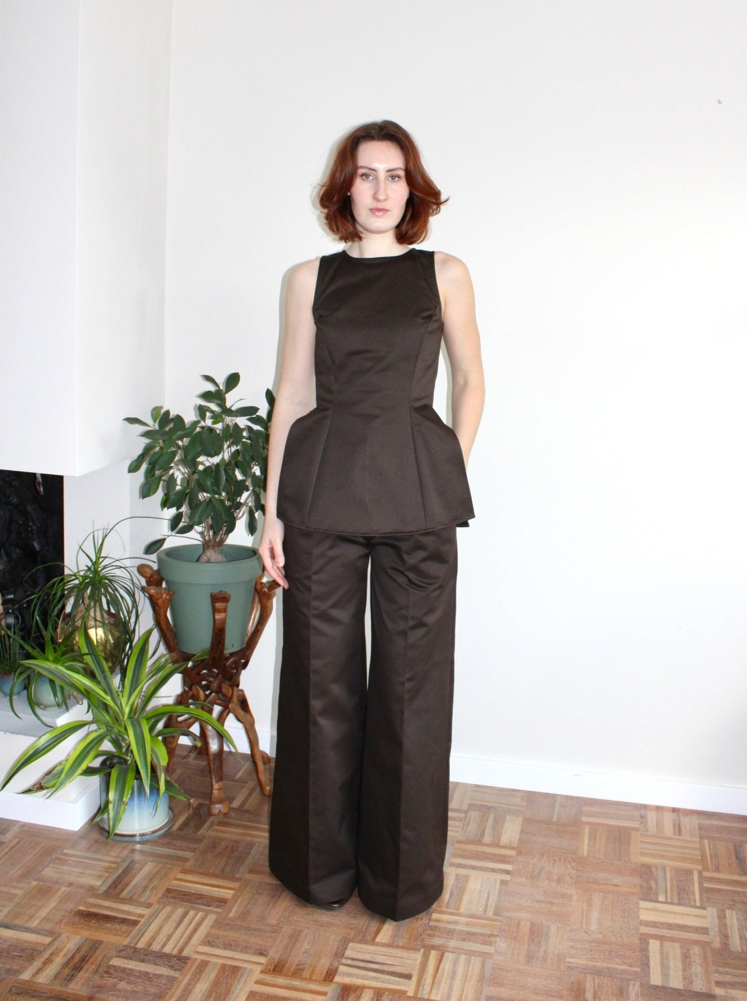 Amelia trousers brown - Luci's Lemons
