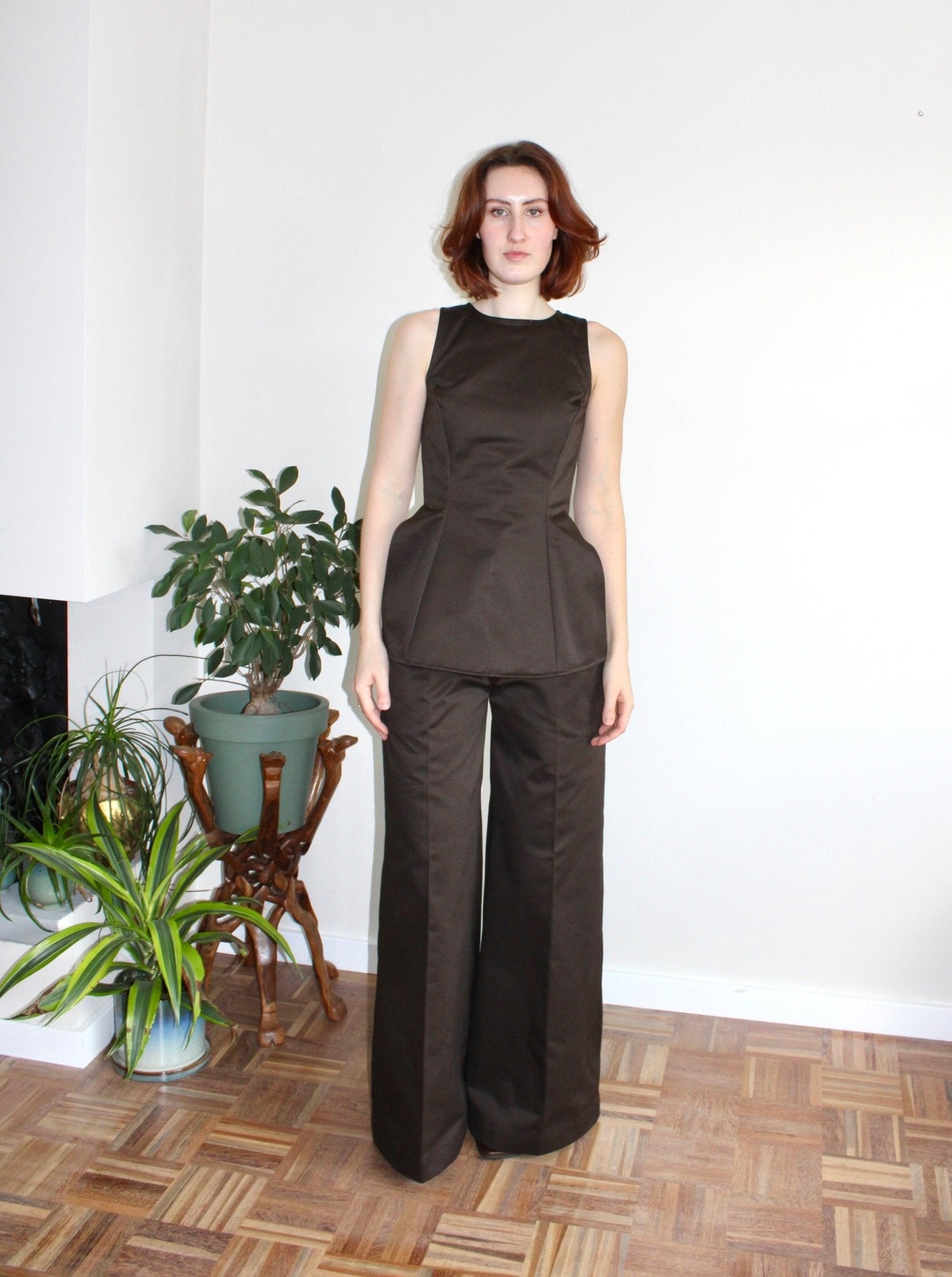 Amelia trousers brown - Luci's Lemons