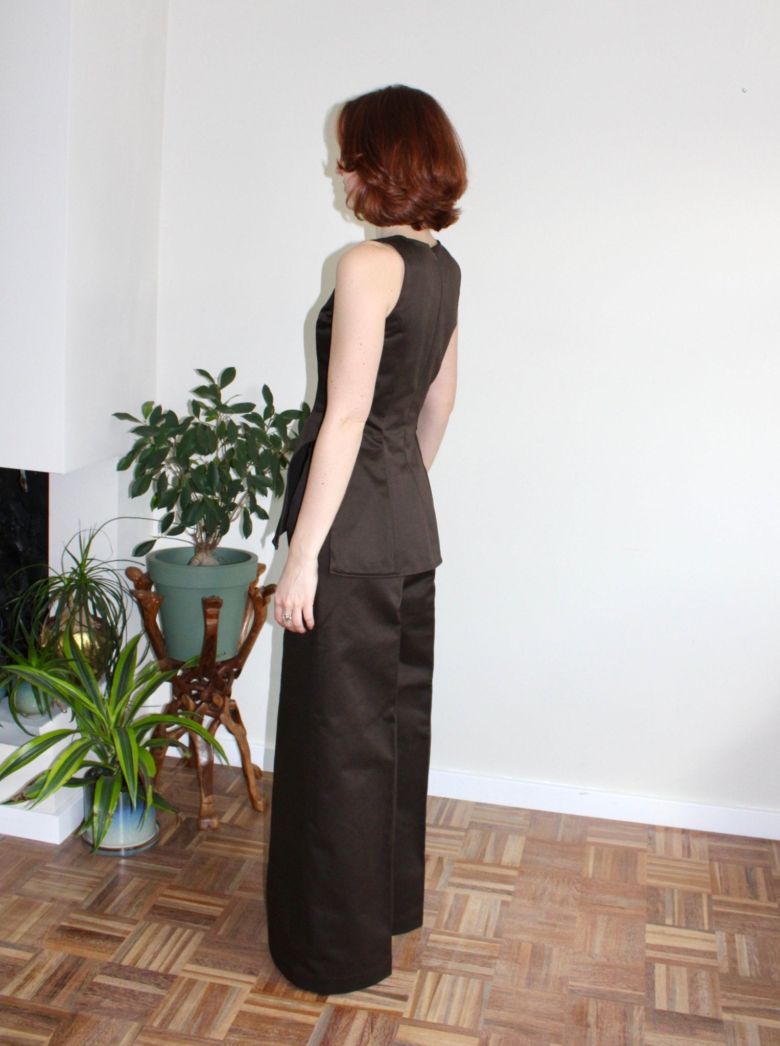 Amelia trousers brown - Luci's Lemons