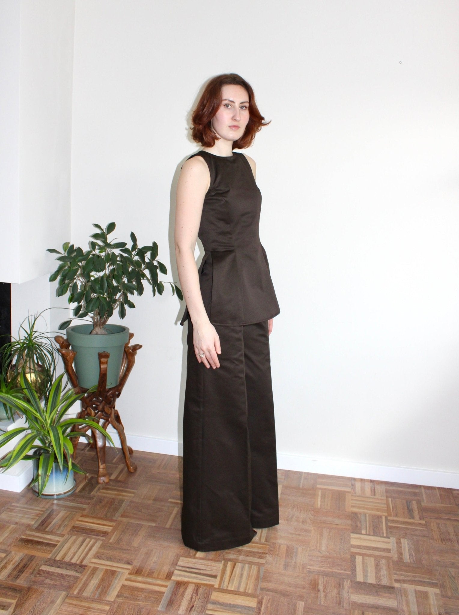 Amelia trousers brown - Luci's Lemons
