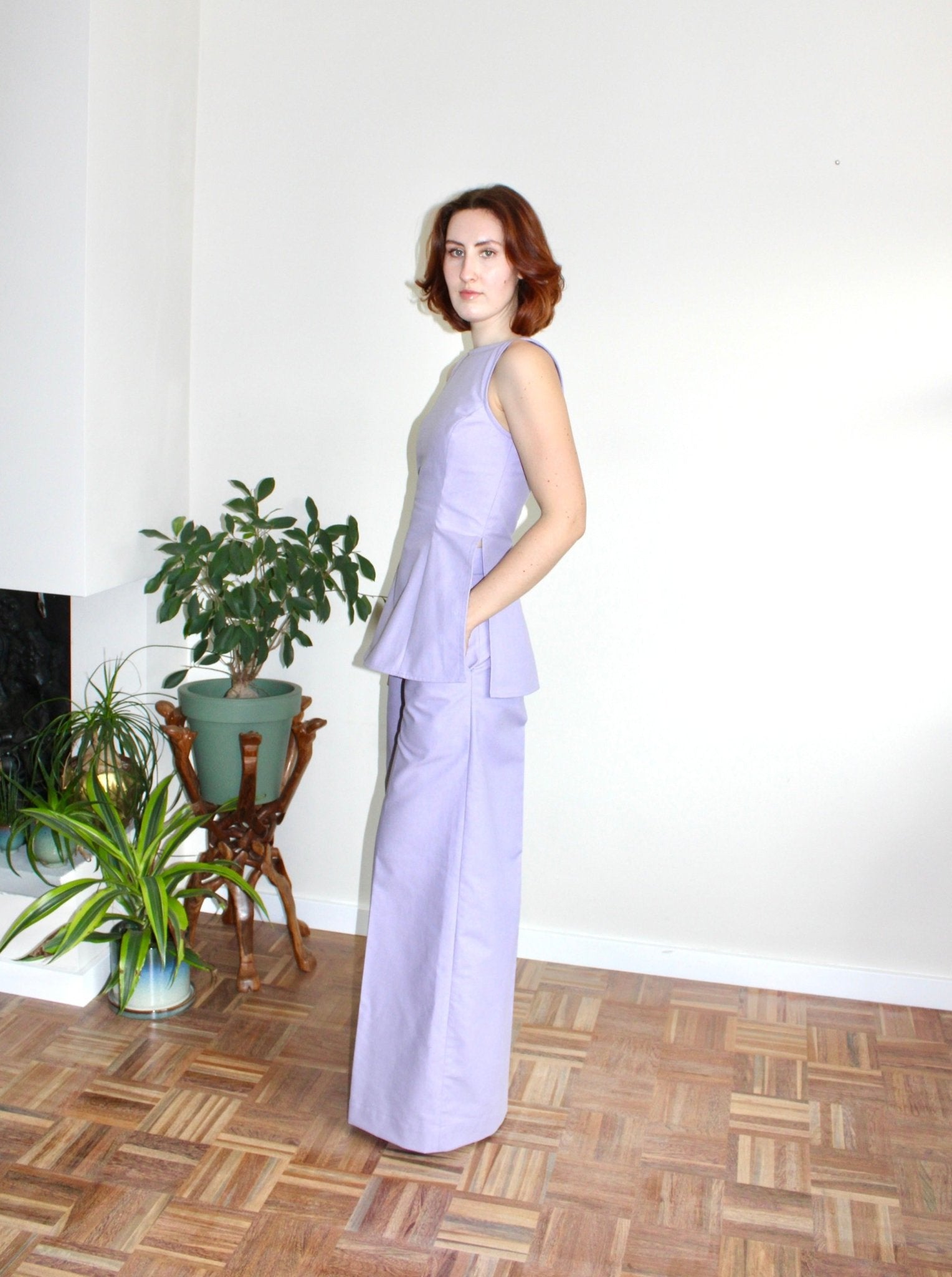 Amelia trousers lilac - Luci's Lemons