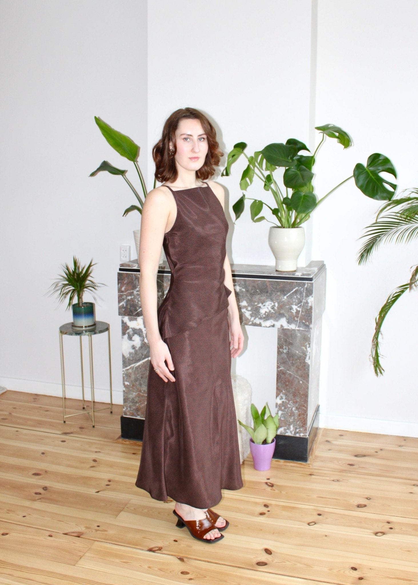 Clementine skirt brown leopard print - Luci's Lemons