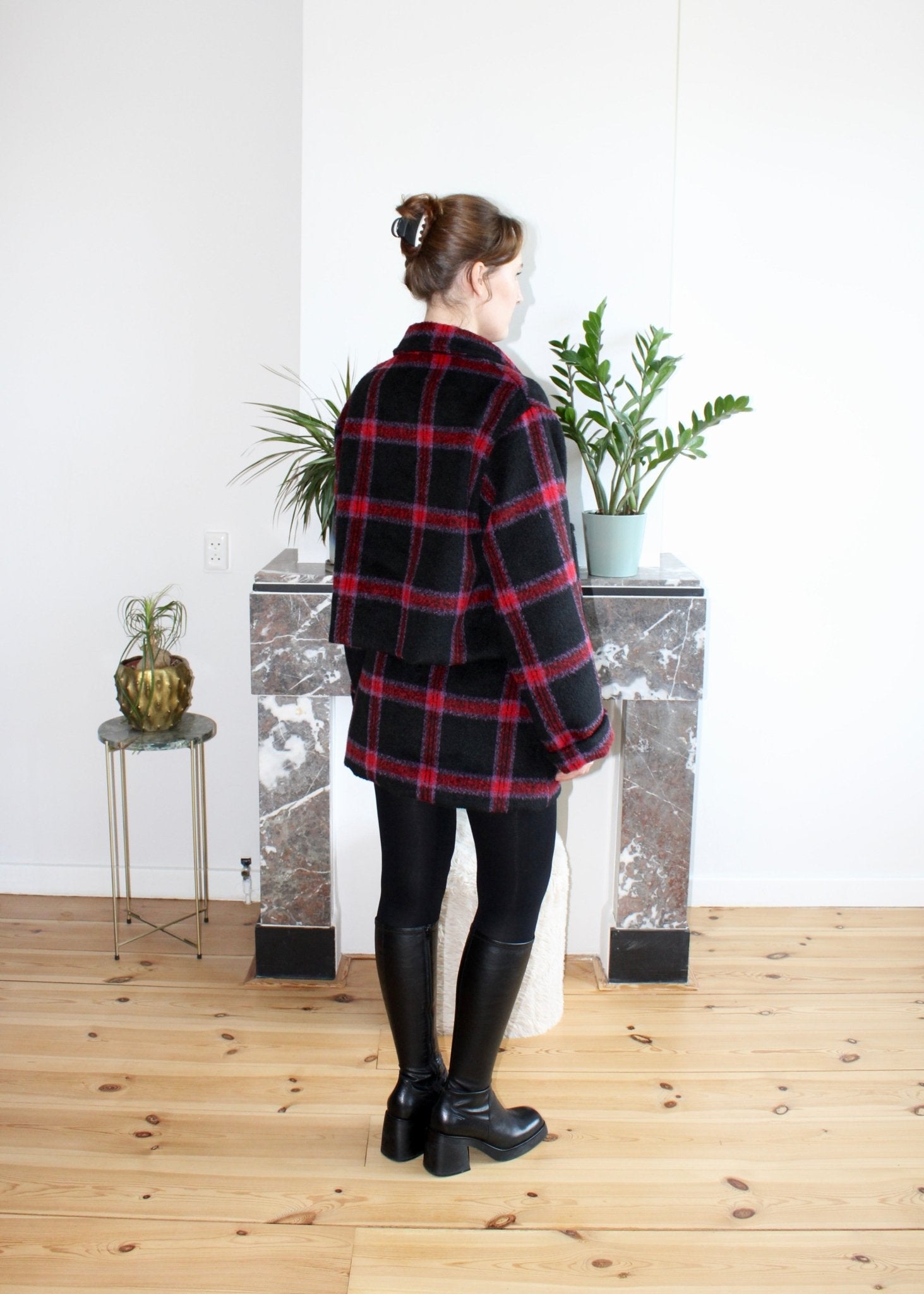 Gwen skirt wool plaid - Luci's Lemons
