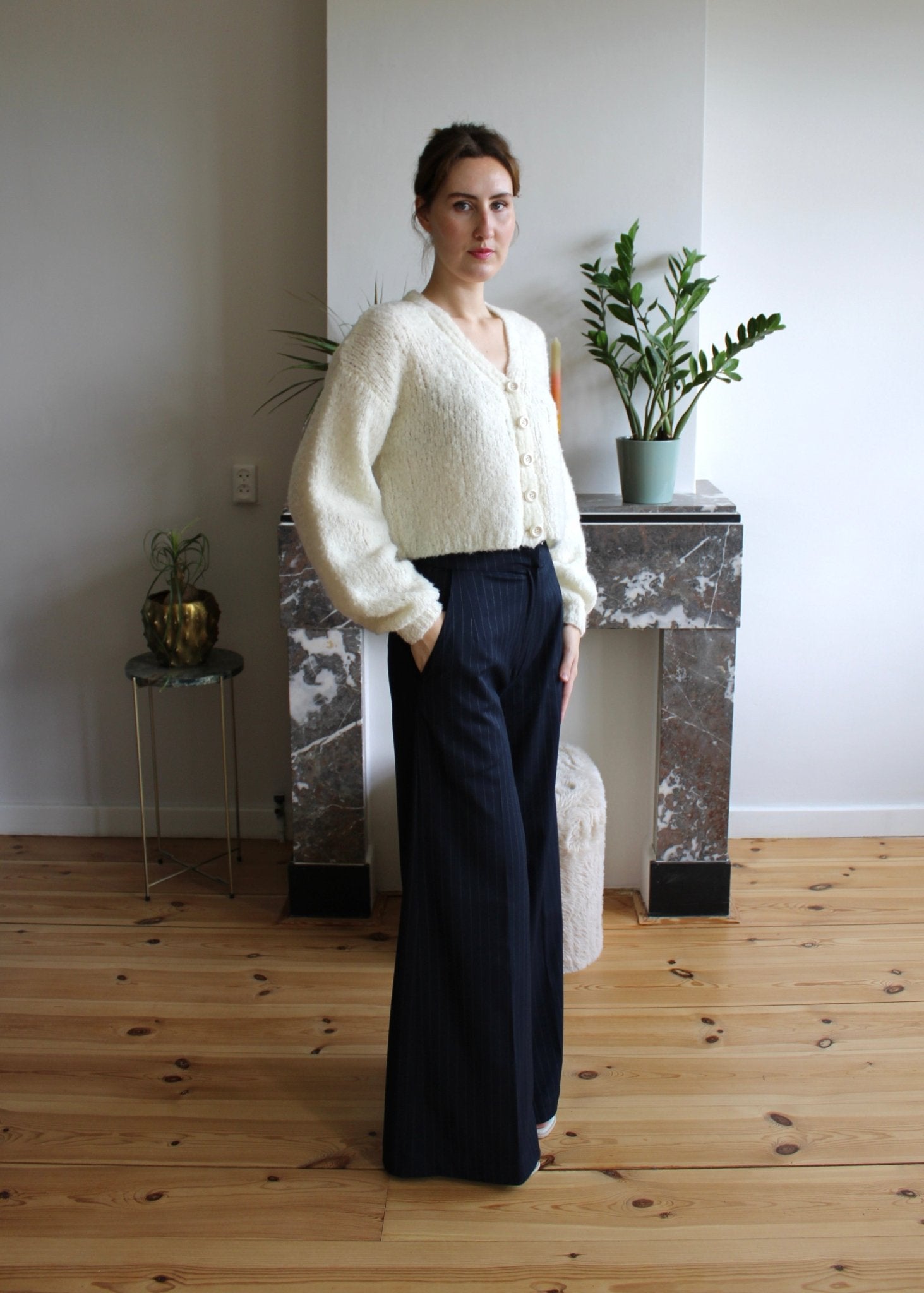 Juniper cardigan cream - Luci's Lemons
