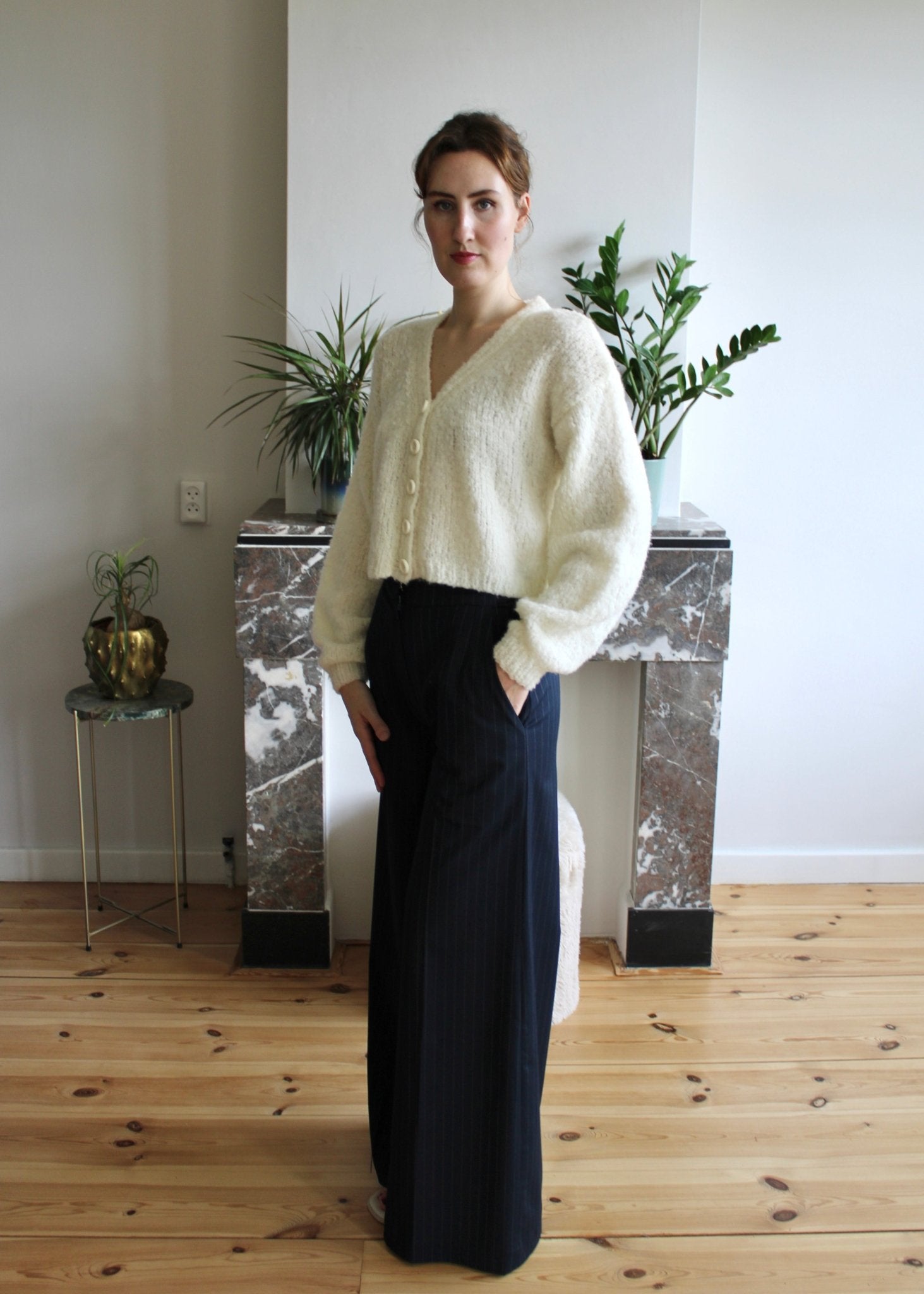 Juniper cardigan cream - Luci's Lemons