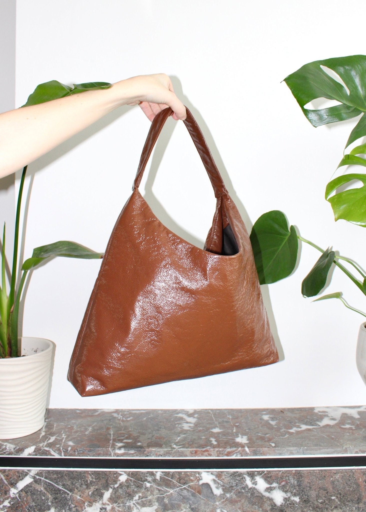 Sloane bag in brown - Luci's Lemons