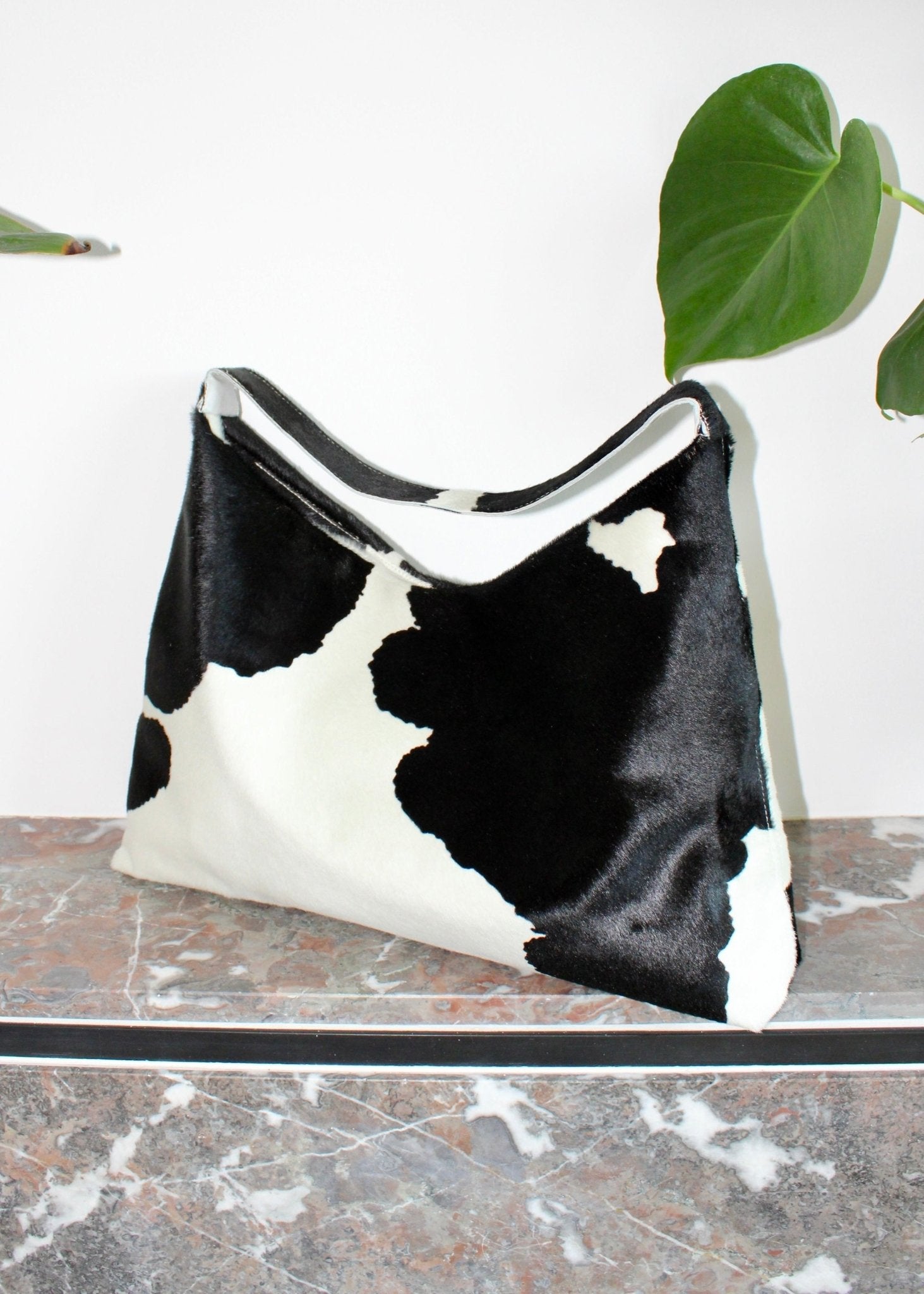 Sloane bag in cowprint leather - Luci's Lemons