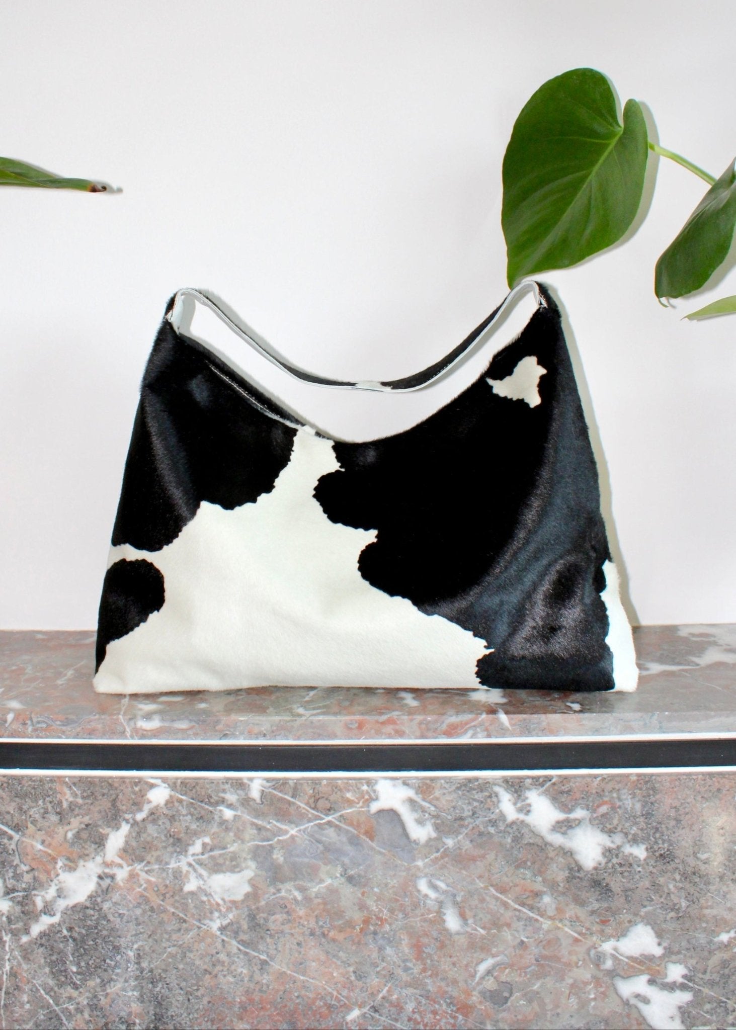 Sloane bag in cowprint leather - Luci's Lemons