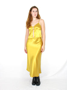 Violetta skirt sunflower silk