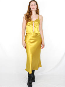 Violetta skirt sunflower silk