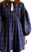 Load image into Gallery viewer, Rory mini dress purple plaid cotton
