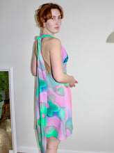 Load image into Gallery viewer, Cyra dress mini pink and green floral
